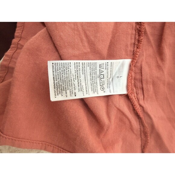 Old Navy Tiered Mini Swing Dress Large Short Sleeve V-Neck - Picture 10 of 11